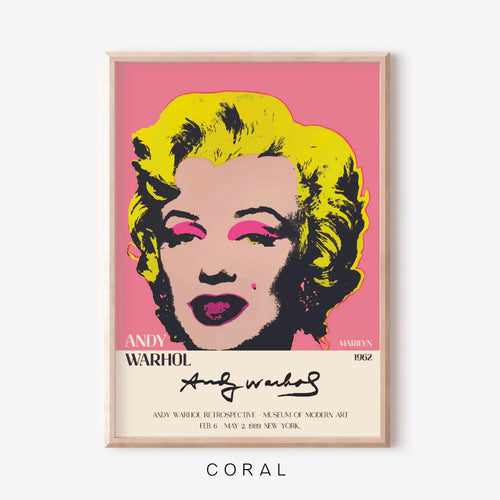 Marilyn (Coral) | Andy Warhol | Art Print