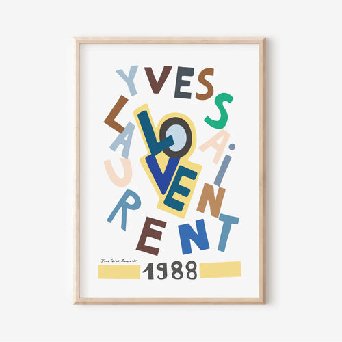 Yves st Laurent art print