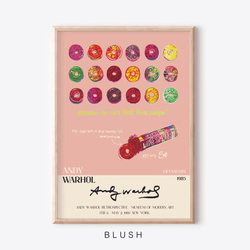 Lifesavers (Blush) | Andy Warhol | Art Print