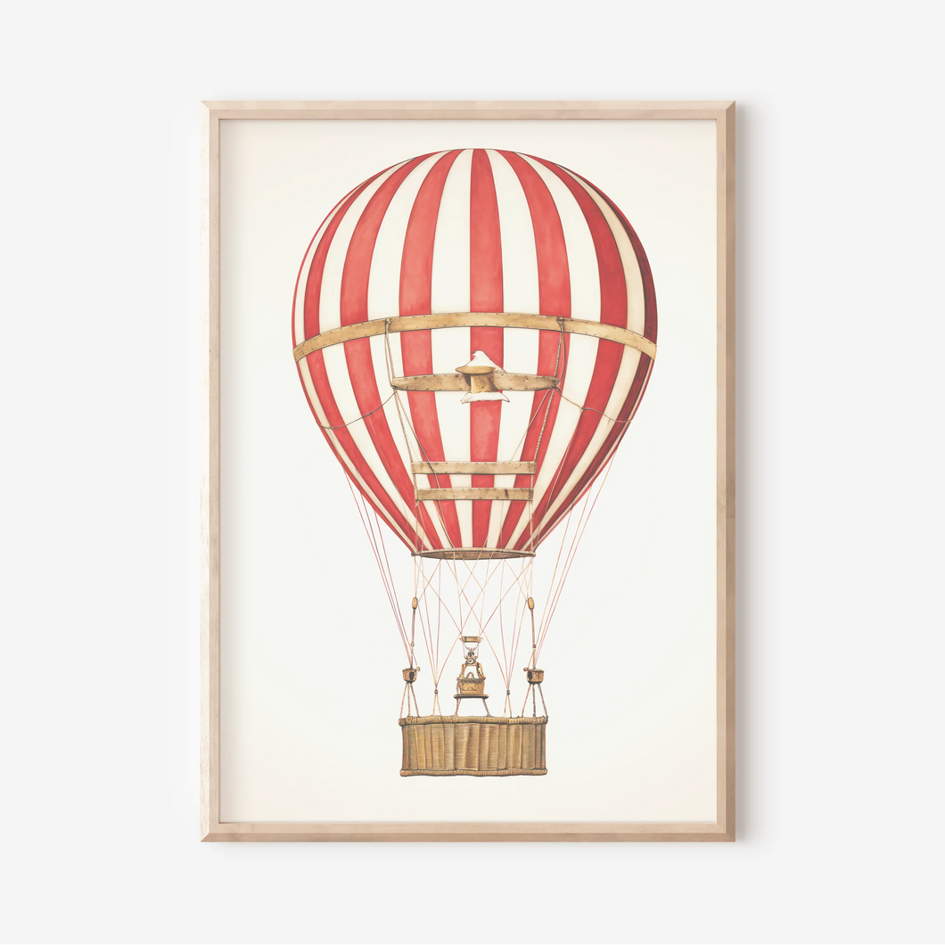 Vintage Hot Air Balloon | Art Print